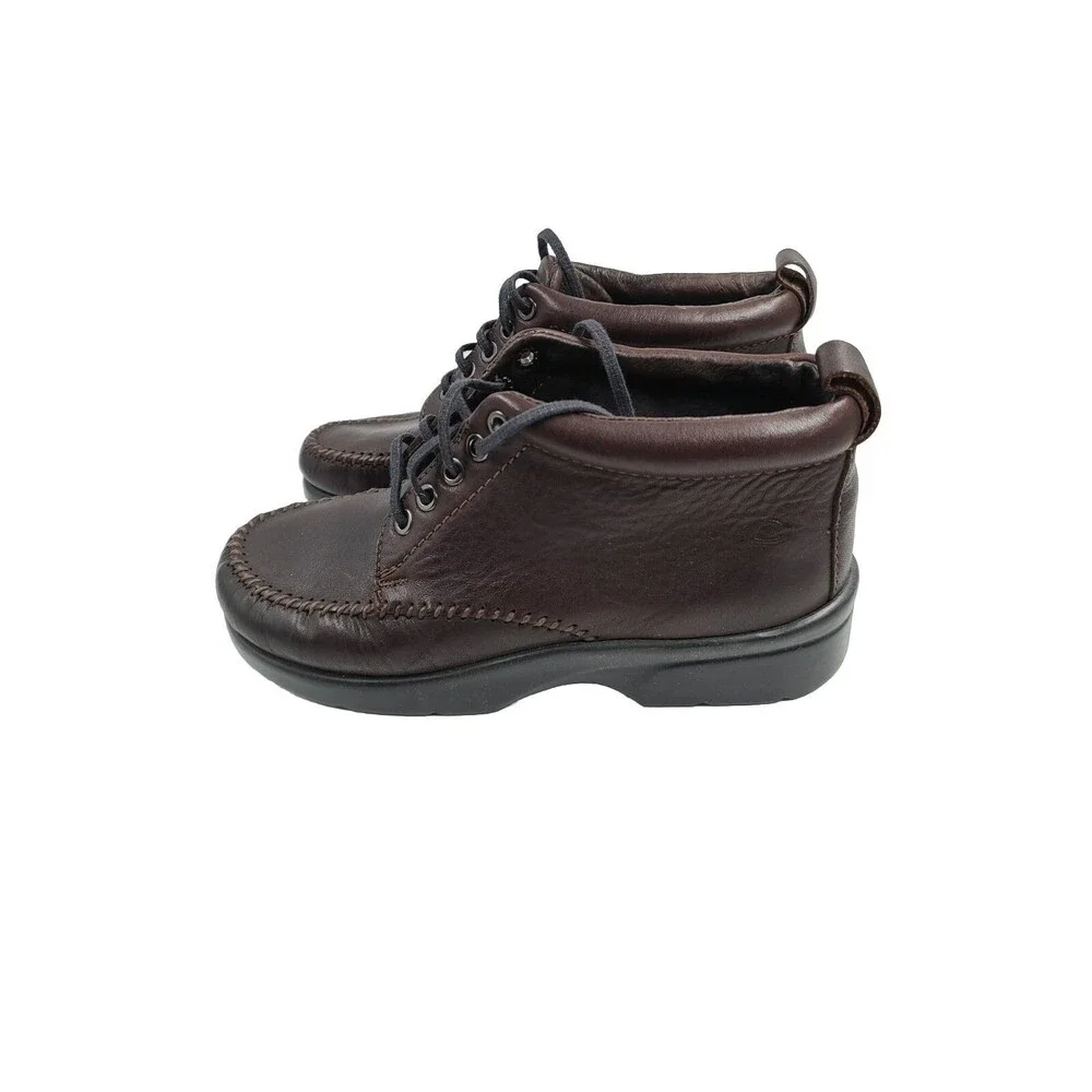 Dexter Men's Size 7 Casual Ankle Boot Shoes Brown Leather Lace Up 329604